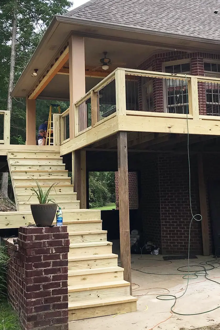 Patio and Staircase